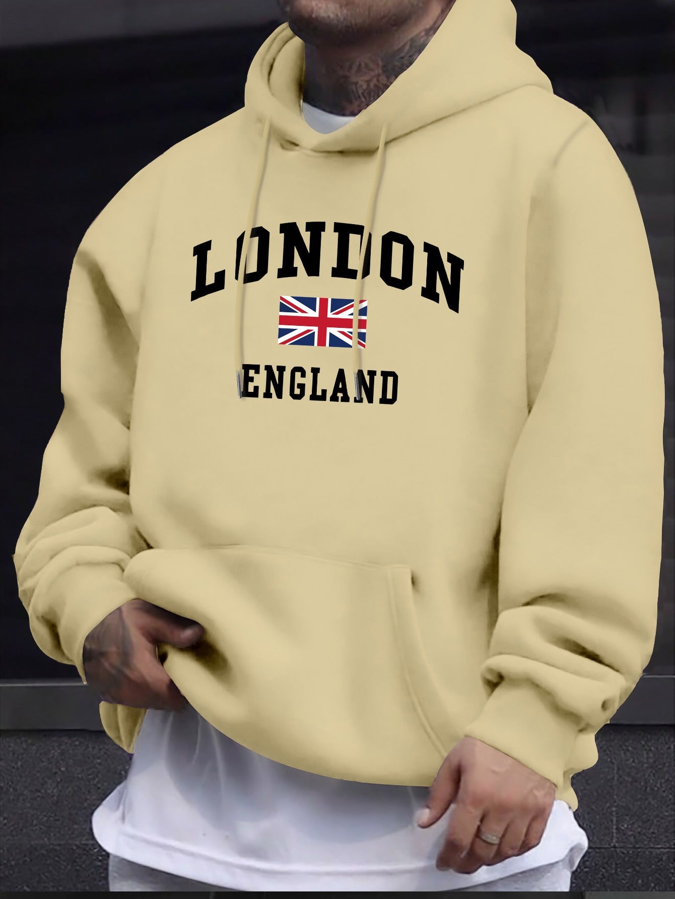 ENGLAND  Flag  Hooded Sweatshirt