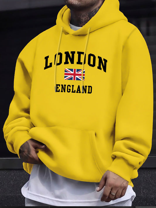 ENGLAND  Flag  Hooded Sweatshirt