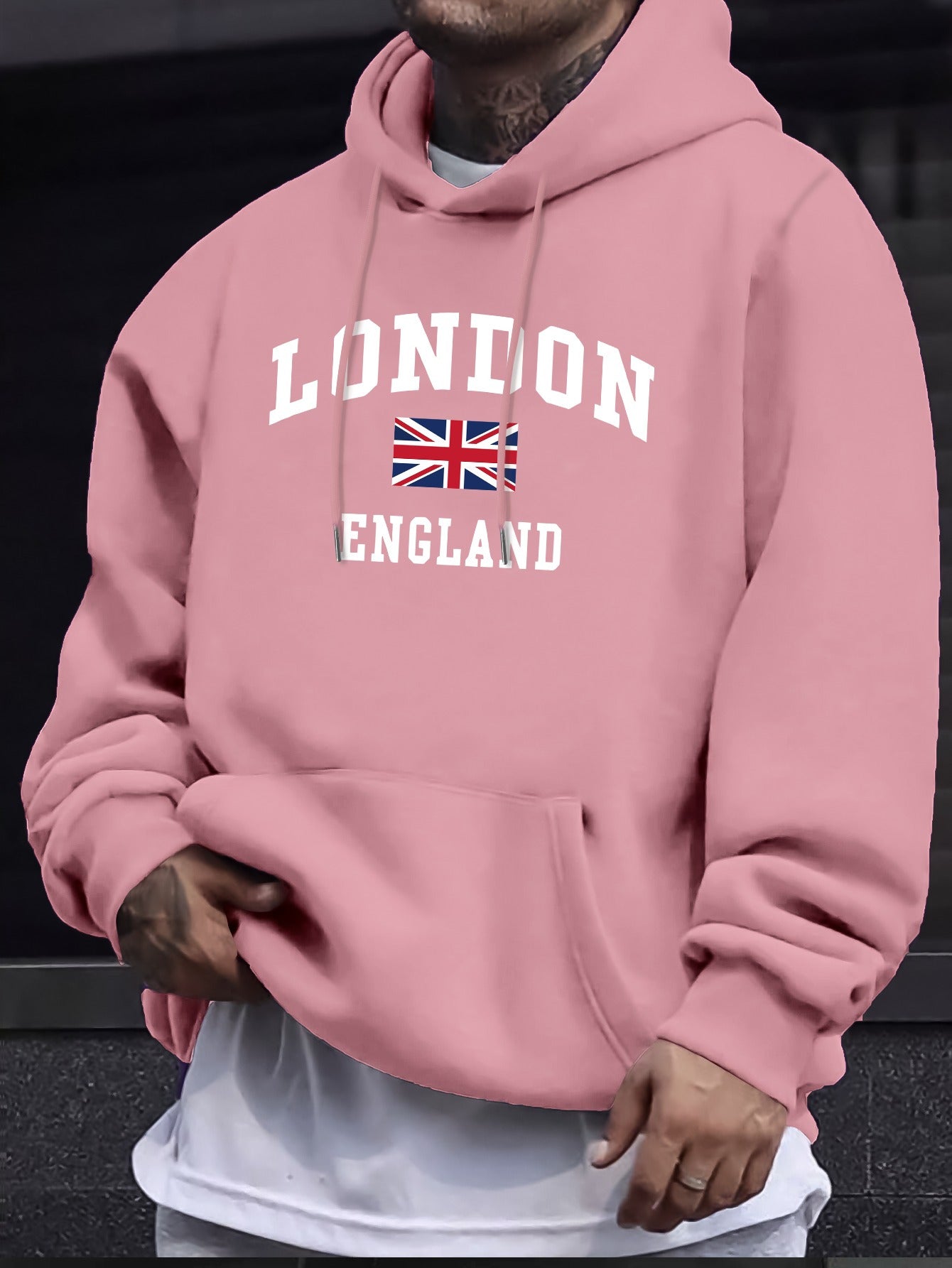 ENGLAND  Flag  Hooded Sweatshirt