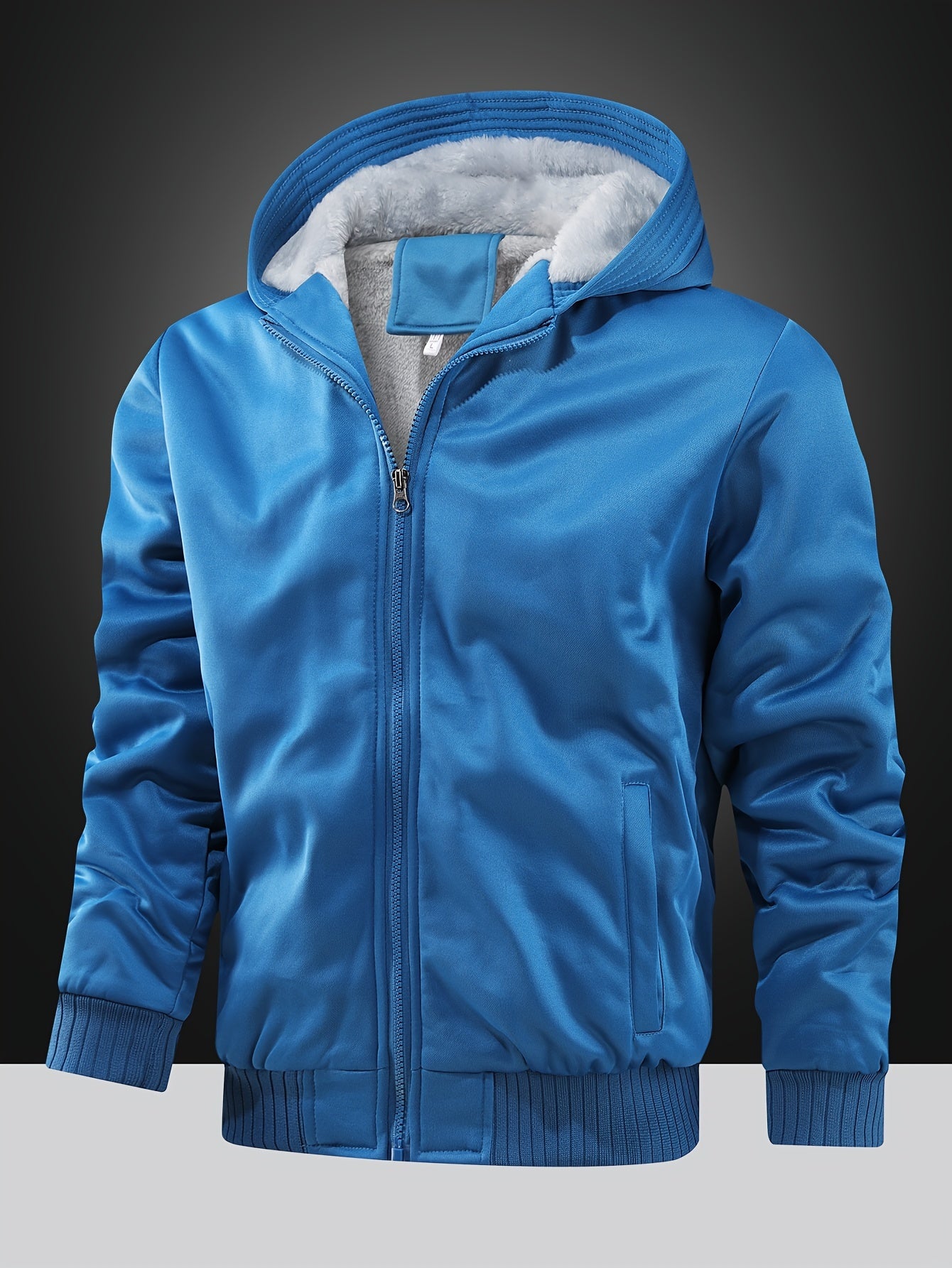 Fleece Hooded Jacket Coat