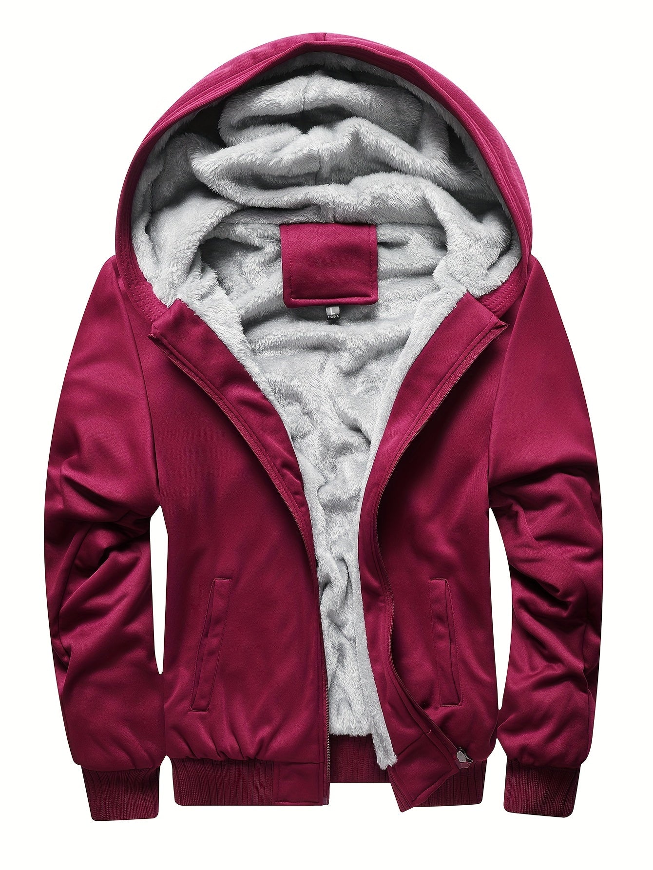 Fleece Hooded Jacket Coat