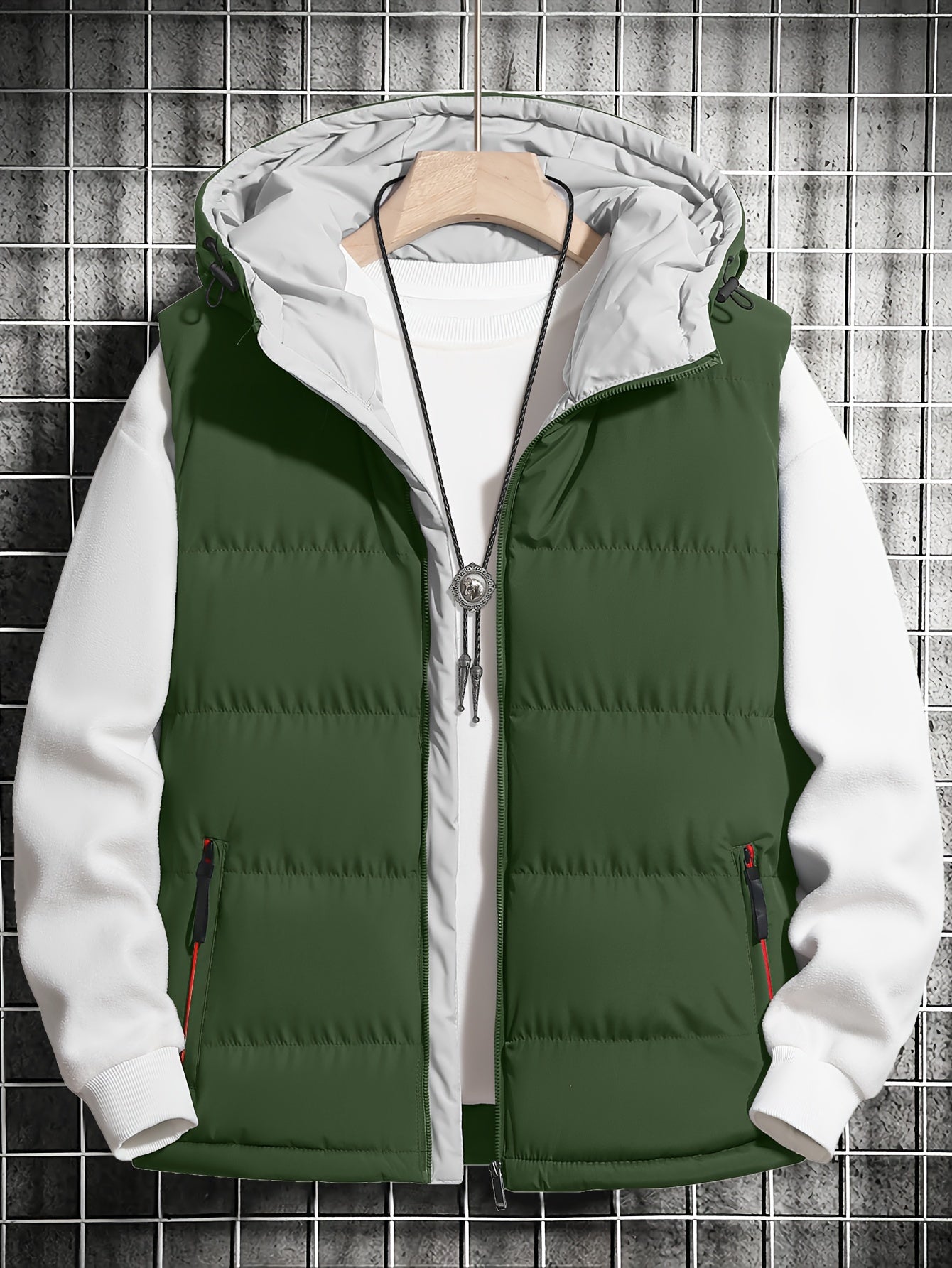 Casual Hooded Puffer Vest