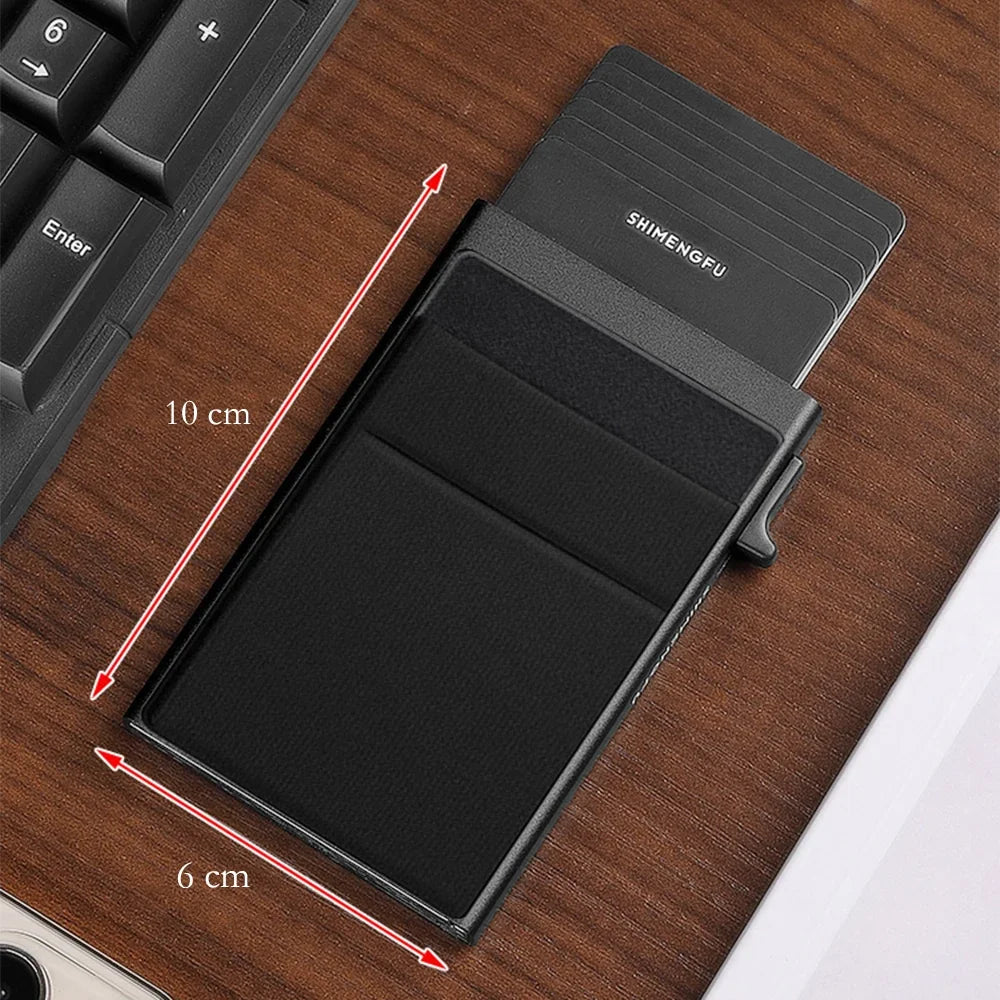 Minimalist metal wallet