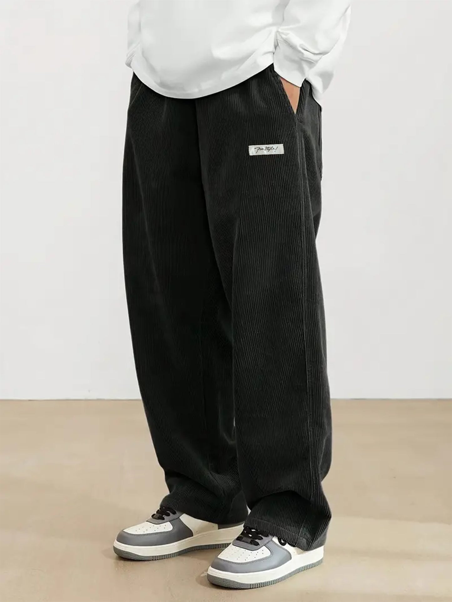 Casual loose fit pants